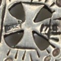 vechi pandant coptic, din argint. Etiopia